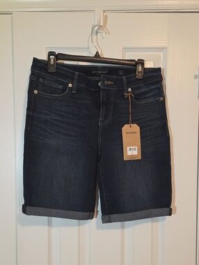 Lucky Brand Dark Indigo Denim Bermuda Shorts